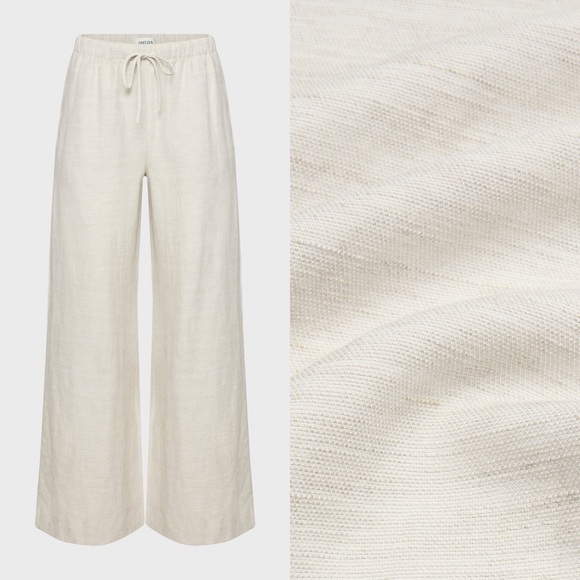 ARITZIA • CruiseLinen™ Lodge Pant in Undyed Ecru - Picture 3 of 13